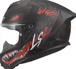 LS2 Integraalhelmen-FF820 Rapid III Kaiju Ii Back Red White
