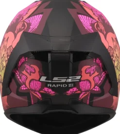 LS2 Integraalhelmen-FF820 Rapid III Poppie Ii Back Pink