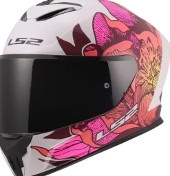 LS2 Integraalhelmen-FF820 Rapid III Poppie Ii White Pink