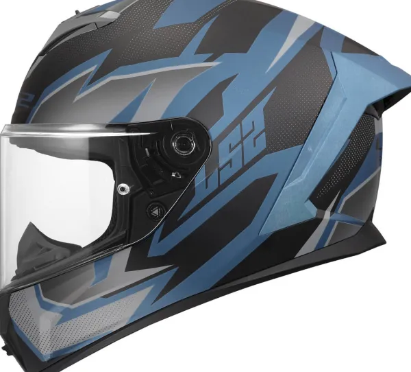 LS2 Integraalhelmen-FF820 Rapid III Xtre Back Bue Petro