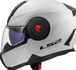 LS2 Systeemhelmen|Helmen Met Zonnevizier-FF902 cope II oid Go White