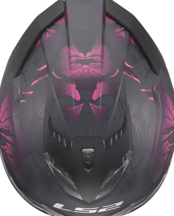 LS2 Integraalhelmen|Race Helmen-FF818 tor III Burt Back Pink