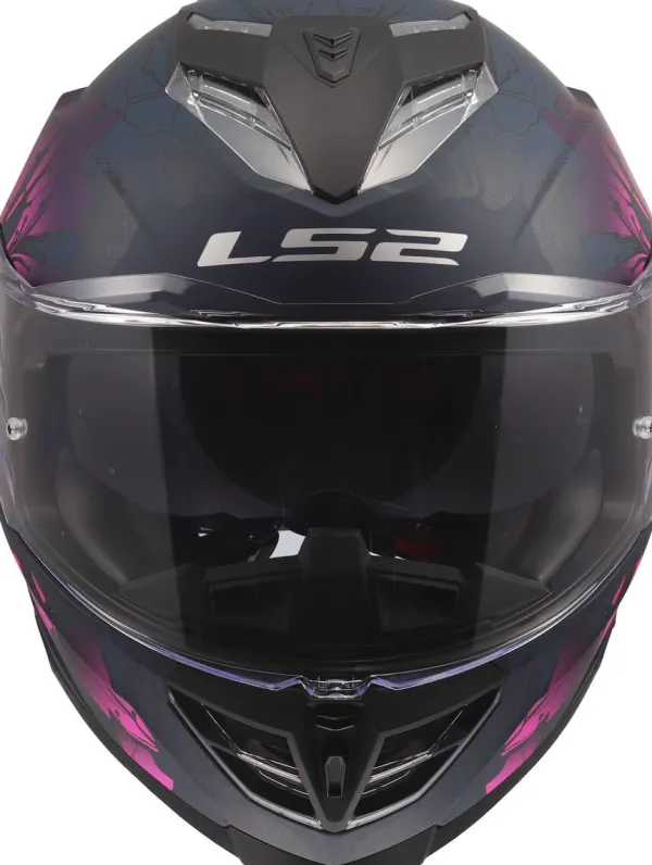 LS2 Integraalhelmen|Race Helmen-FF818 tor III Burt Back Pink