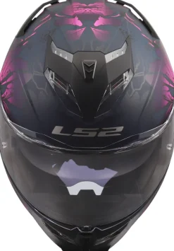 LS2 Integraalhelmen|Race Helmen-FF818 tor III Burt Back Pink
