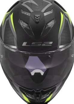 LS2 Integraalhelmen|Race Helmen-FF818 tor III Dynao Back H-V Yeow