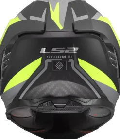 LS2 Integraalhelmen|Race Helmen-FF818 tor III Dynao Back H-V Yeow