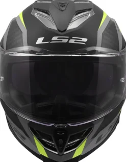LS2 Integraalhelmen|Race Helmen-FF818 tor III Dynao Back H-V Yeow