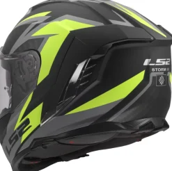 LS2 Integraalhelmen|Race Helmen-FF818 tor III Dynao Back H-V Yeow