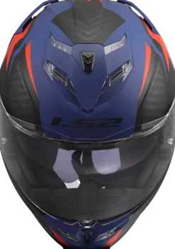 LS2 Integraalhelmen|Race Helmen-FF818 tor III Dynao Bue Red