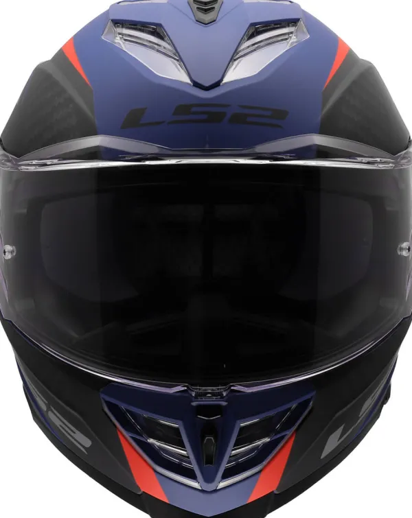 LS2 Integraalhelmen|Race Helmen-FF818 tor III Dynao Bue Red