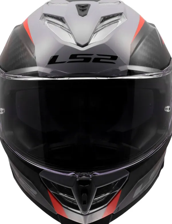 LS2 Integraalhelmen|Race Helmen-FF818 tor III Dynao Grey Red