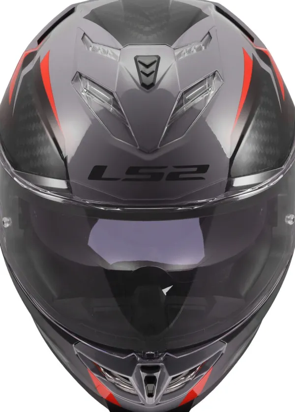 LS2 Integraalhelmen|Race Helmen-FF818 tor III Dynao Grey Red