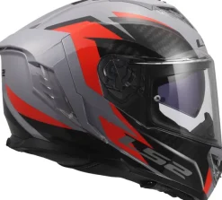 LS2 Integraalhelmen|Race Helmen-FF818 tor III Dynao Grey Red