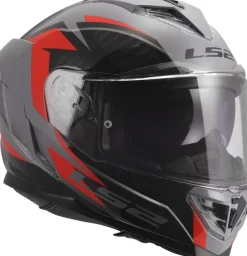 LS2 Integraalhelmen|Race Helmen-FF818 tor III Dynao Grey Red