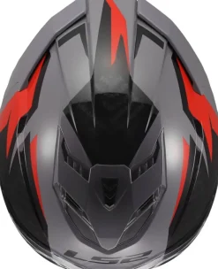 LS2 Integraalhelmen|Race Helmen-FF818 tor III Dynao Grey Red