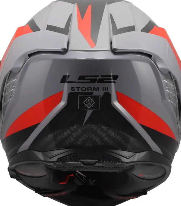 LS2 Integraalhelmen|Race Helmen-FF818 tor III Dynao Grey Red
