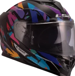 LS2 Integraalhelmen|Race Helmen-FF818 tor III Kao Back Purpe Bue