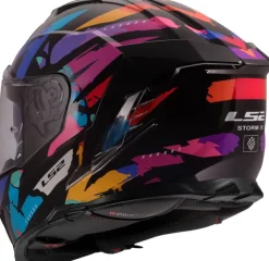 LS2 Integraalhelmen|Race Helmen-FF818 tor III Kao Back Purpe Bue