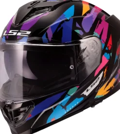 LS2 Integraalhelmen|Race Helmen-FF818 tor III Kao Back Purpe Bue