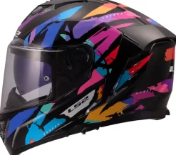 LS2 Integraalhelmen|Race Helmen-FF818 tor III Kao Back Purpe Bue
