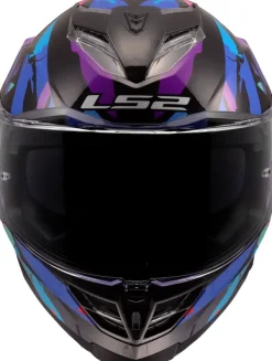 LS2 Integraalhelmen|Race Helmen-FF818 tor III Kao Back Purpe Bue