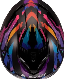 LS2 Integraalhelmen|Race Helmen-FF818 tor III Kao Back Purpe Bue