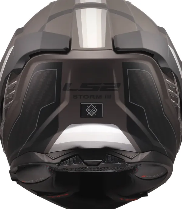 LS2 Integraalhelmen|Race Helmen-FF818 tor III porty Back Grey