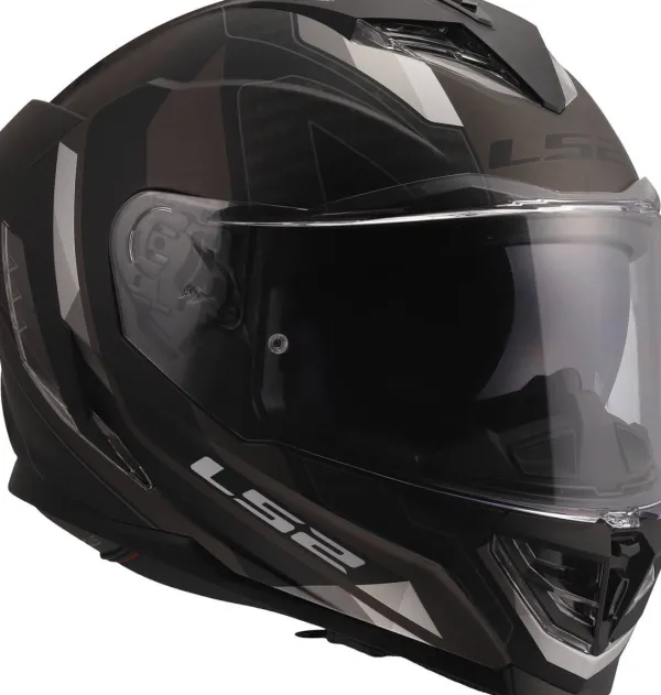LS2 Integraalhelmen|Race Helmen-FF818 tor III porty Back Grey