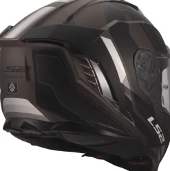 LS2 Integraalhelmen|Race Helmen-FF818 tor III porty Back Grey