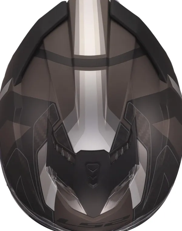 LS2 Integraalhelmen|Race Helmen-FF818 tor III porty Back Grey