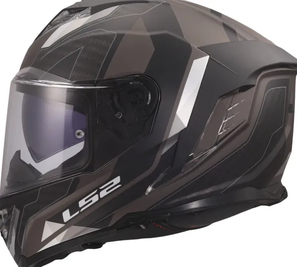 LS2 Integraalhelmen|Race Helmen-FF818 tor III porty Back Grey