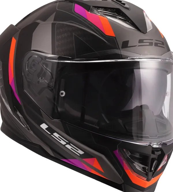 LS2 Integraalhelmen|Race Helmen-FF818 tor III porty Grey Purpe