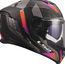 LS2 Integraalhelmen|Race Helmen-FF818 tor III porty Grey Purpe