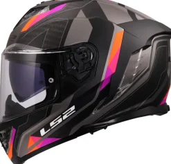 LS2 Integraalhelmen|Race Helmen-FF818 tor III porty Grey Purpe