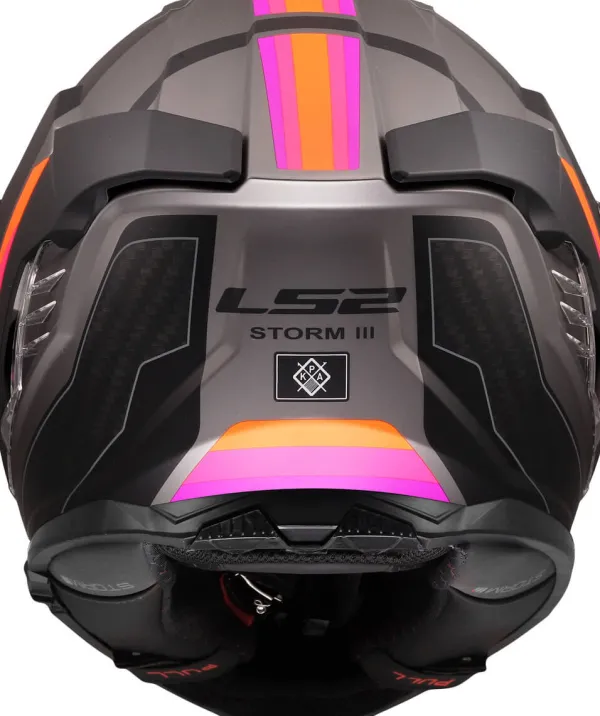 LS2 Integraalhelmen|Race Helmen-FF818 tor III porty Grey Purpe