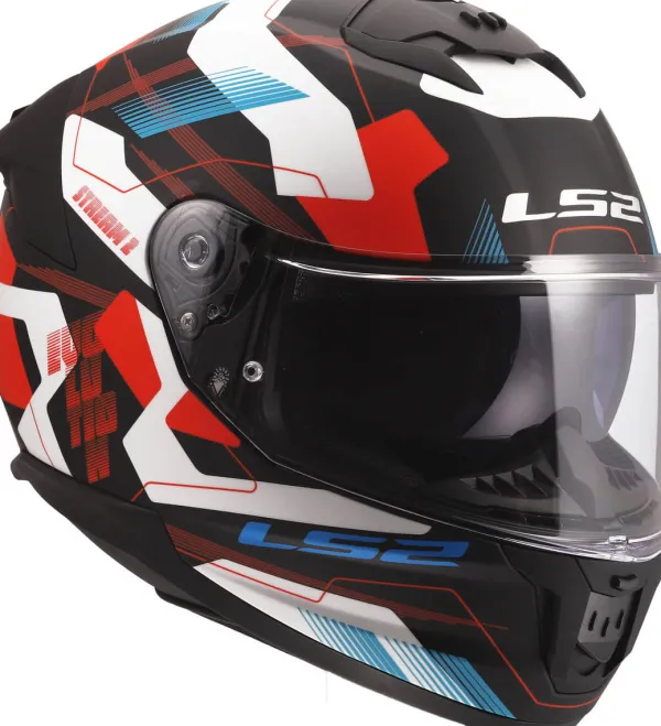 LS2 Integraalhelmen|Helmen Met Zonnevizier-FF808 trea II ika White Bue Red-06