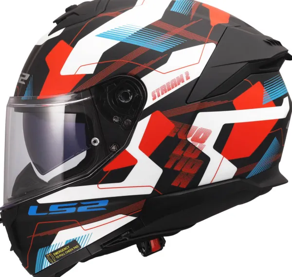 LS2 Integraalhelmen|Helmen Met Zonnevizier-FF808 trea II ika White Bue Red-06