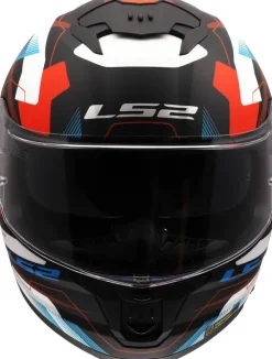 LS2 Integraalhelmen|Helmen Met Zonnevizier-FF808 trea II ika White Bue Red-06