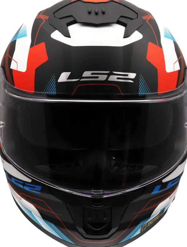 LS2 Integraalhelmen|Helmen Met Zonnevizier-FF808 trea II ika White Bue Red-06