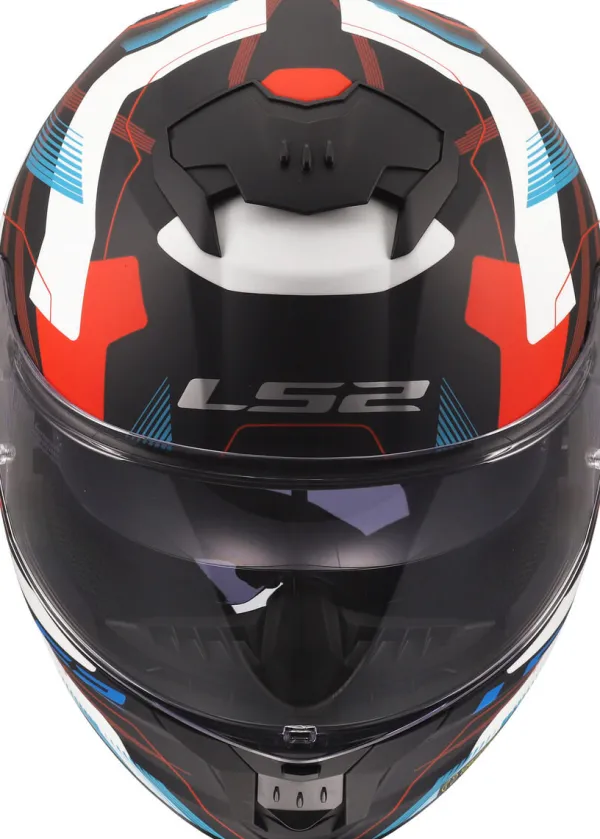LS2 Integraalhelmen|Helmen Met Zonnevizier-FF808 trea II ika White Bue Red-06