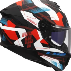 LS2 Integraalhelmen|Helmen Met Zonnevizier-FF808 trea II ika White Bue Red-06