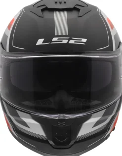 LS2 Integraalhelmen|Helmen Met Zonnevizier-FF808 trea II Vintage Back Grey Red-06