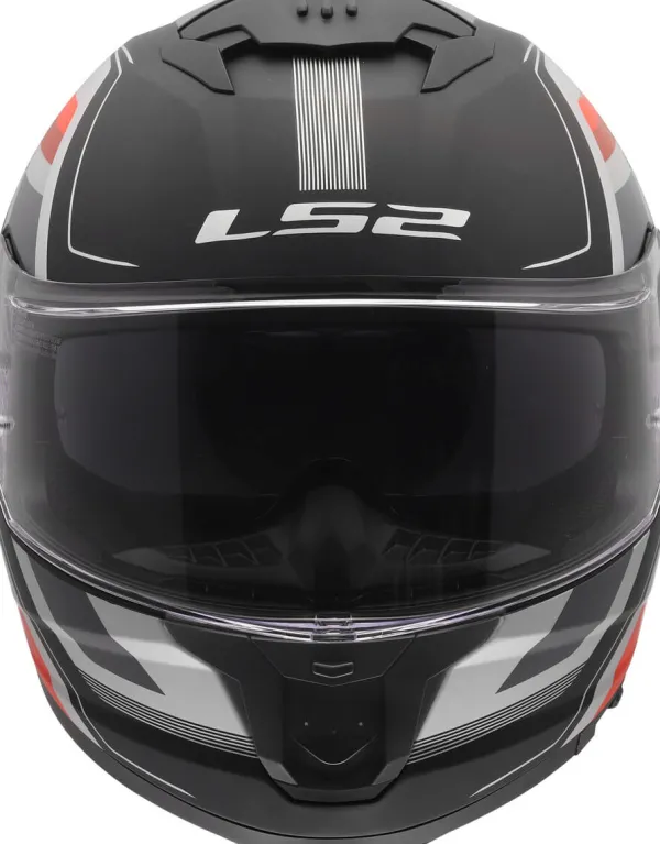LS2 Integraalhelmen|Helmen Met Zonnevizier-FF808 trea II Vintage Back Grey Red-06