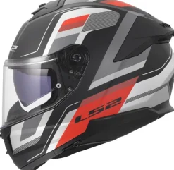 LS2 Integraalhelmen|Helmen Met Zonnevizier-FF808 trea II Vintage Back Grey Red-06