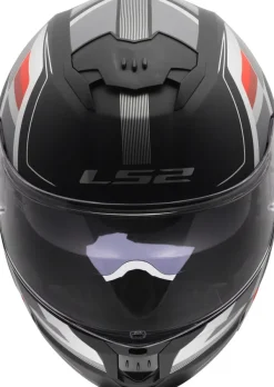 LS2 Integraalhelmen|Helmen Met Zonnevizier-FF808 trea II Vintage Back Grey Red-06