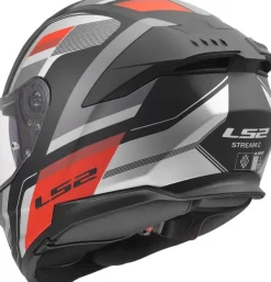 LS2 Integraalhelmen|Helmen Met Zonnevizier-FF808 trea II Vintage Back Grey Red-06