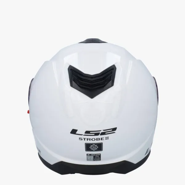 LS2 Systeemhelmen|Helmen Met Zonnevizier-FF908 trobe II Go White