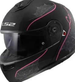 LS2 Systeemhelmen|Helmen Met Zonnevizier-FF908 trobe II ux at Back Pink