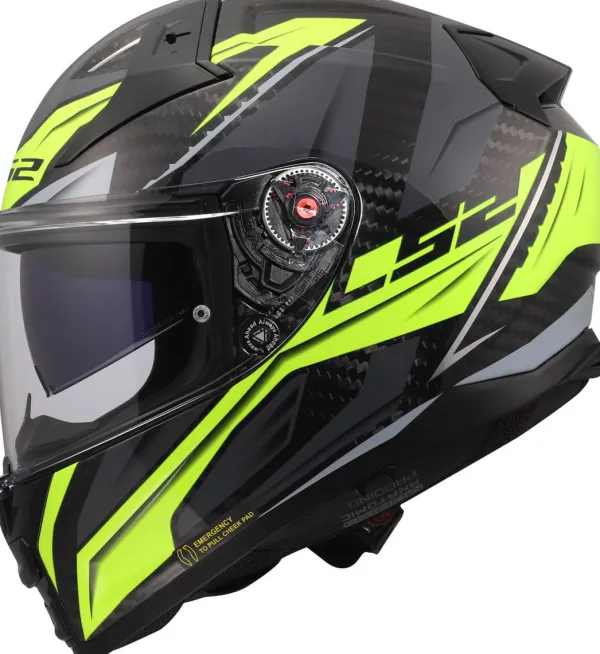 LS2 Integraalhelmen|Helmen Met Zonnevizier-FF811 Vector II C avage H-V Yeow-06
