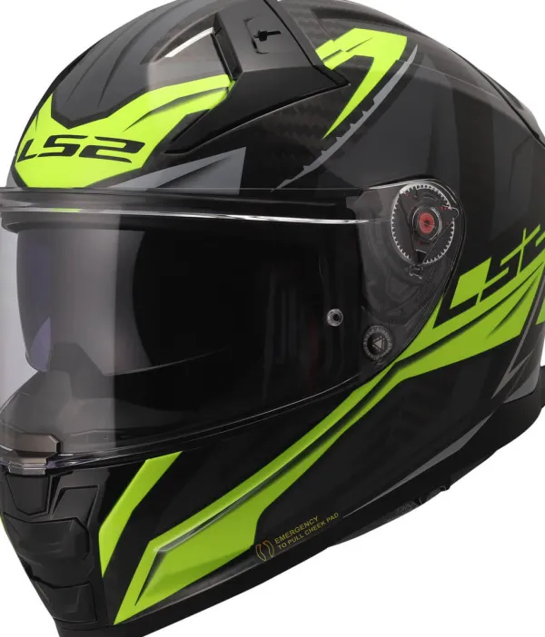 LS2 Integraalhelmen|Helmen Met Zonnevizier-FF811 Vector II C avage H-V Yeow-06